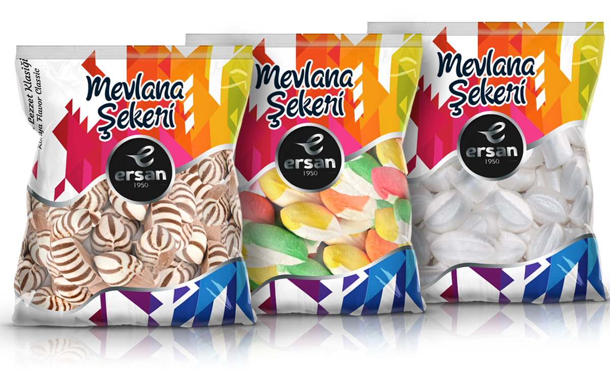Ersan Şekerleme | Konya Candy Manufacturer, Konya Mevlana Candy Producer, Mevlana Candy, Bergamot Flavored Mevlana Candy, Sour Cherry Flavored Mevlana Candy, Coffee Flavored Mevlana Candy, Cappuccino Flavored Mevlana Candy, Melon Flavored Mevlana Candy, Lemon Flavored Mevlana Candy, Cola Flavored Mevlana Candy, Coconut Flavored Mevlana Candy, Raspberry Flavored Mevlana Candy, Mandarin Flavored Mevlana Candy, Mint Flavored Mevlana Candy, Mandarin Flavored Elvan Candy, Plain Mevlana Bonbon Candy, Plain Elvan Candy, Red Striped Elvan Candy, Cocoa Flavored Elvan Candy, Mixed Fruit Flavored Elvan Candy, Orange Flavored Elvan Candy, Plain Mevlana Candy, Mint Flavored Elvan Candy, Raspberry Flavored Elvan Candy, Rose Flavored Elvan Candy, Lemon Flavored Elvan Candy, Akide Candy, Turkish Delights, Mixed Fruit-Filled Cocktail Akide, Mint Lemon Flavored Akide Candy, Mixed Plain Broken Akide, Sesame Akide Candy, Hazelnut Akide Candy, Pistachio Akide Candy, Cocoa Prince Akide, Fruit Turkish Delights, Flavored Turkish Delights, Rolled Turkish Delights, Cezerye Turkish Delights, Ribbon Turkish Delights, Gourmet Turkish Delights, Turkish Delight Sausages